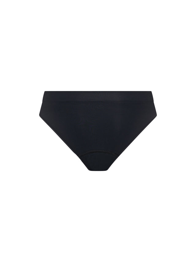 ModiComfort Seamless Teen Hipster Bikini Moderate Black