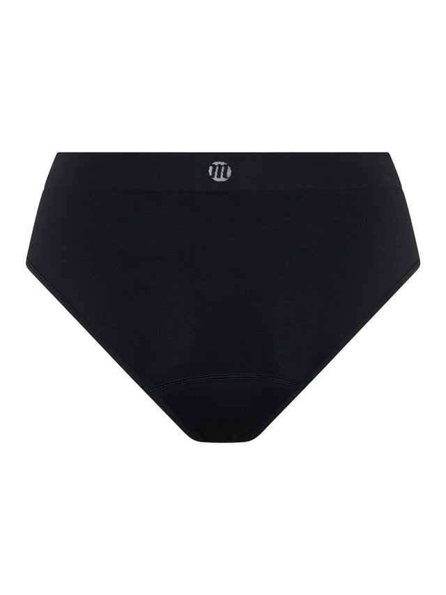 Soft Stretch Seamless Bikini Brief 2 Pack Moderate Black