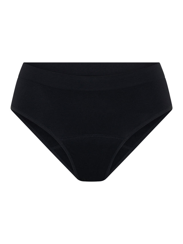 Soft Stretch Seamless Bikini Brief 2 Pack Moderate Black