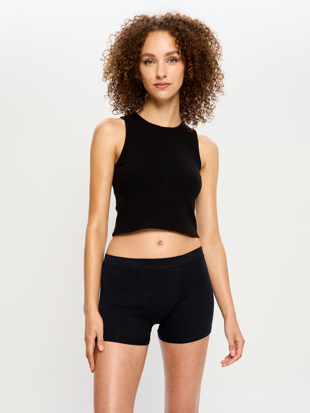 Soft Stretch Seamless Boyshort 3 Pack Super Black