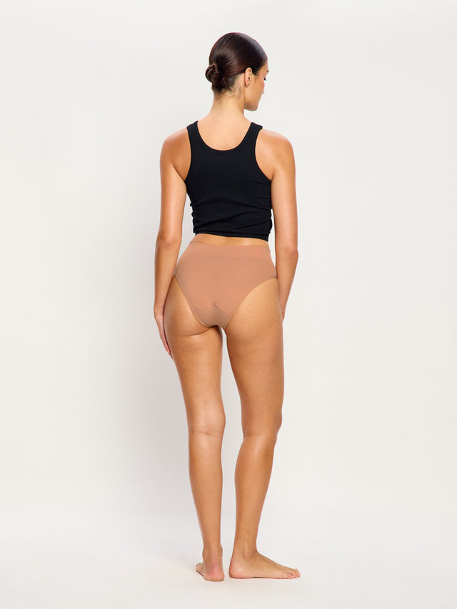 ModiComfort Seamless Cheeky Brief Light Italian Clay
