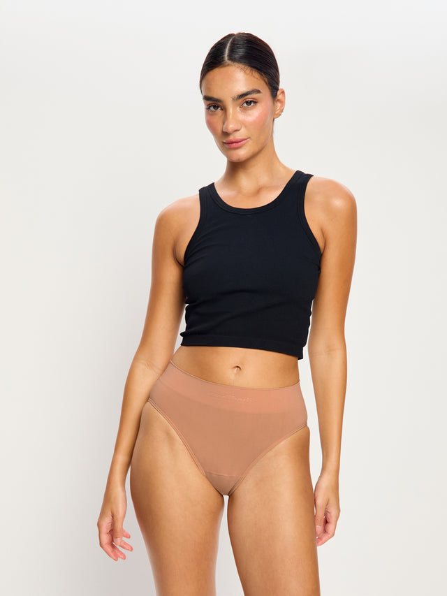 ModiComfort Seamless Cheeky Brief Light Italian Clay