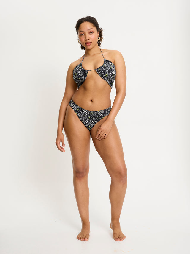 SmileyWorld® | Modibodi Swimwear Reversible Bikini Top Self Love Club