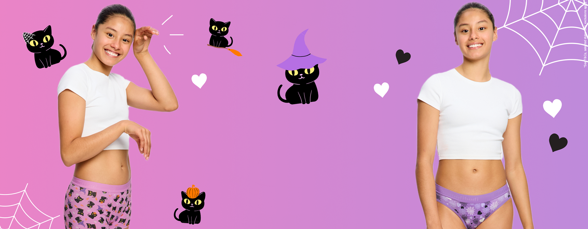SPOOKY-GOOD PERIOD WEAR