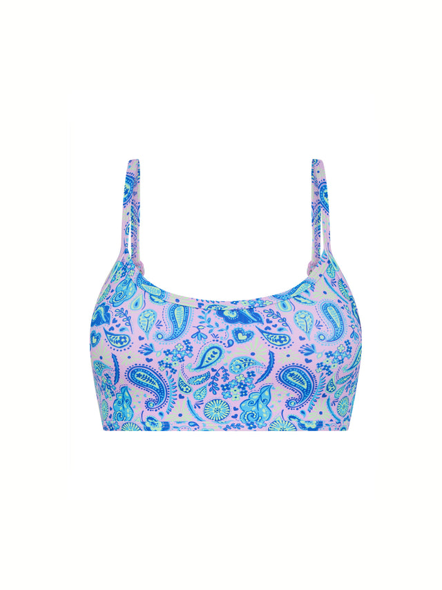 Teen Swimwear Adjustable Crop Top & Hi Waist Short