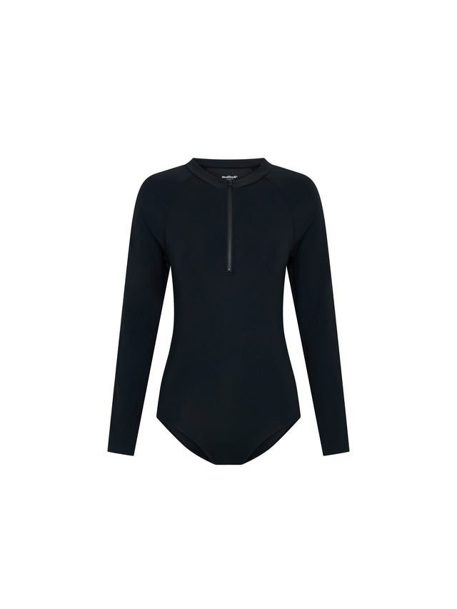 Teen Swimwear Paddlesuit Light Black
