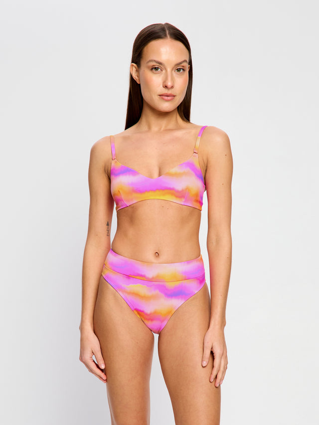 Swimwear Sunset Bikini Top & Hi-Leg Bottom Set