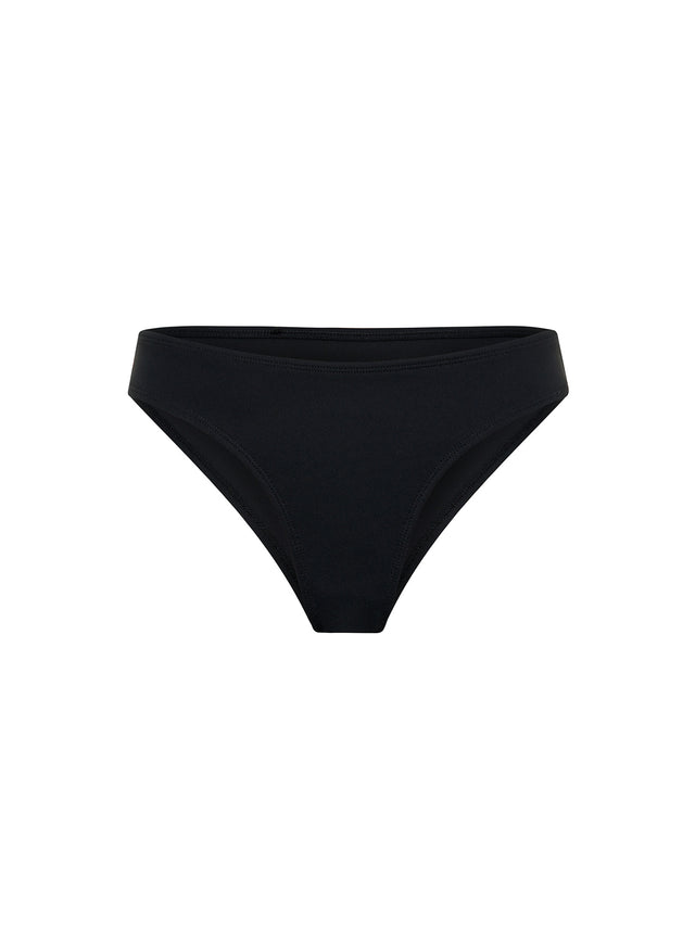 Swimwear Hi-Leg Cheeky Bottom Super Black
