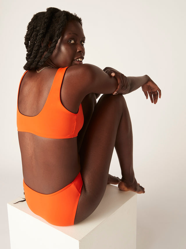Swimwear Brazilian Brief Light Sunset Orange