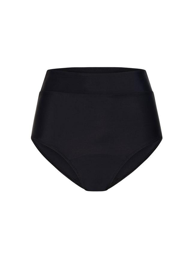 Swimwear Hi-Waist Bikini Brief Light Black