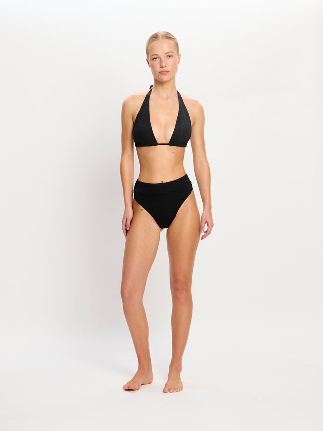 Swimwear Hi-Leg Brief Light Black