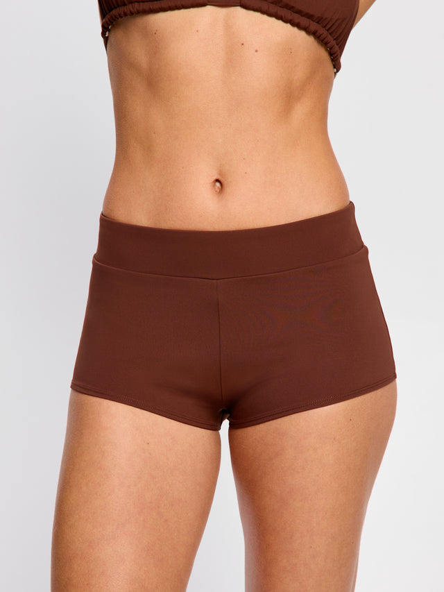 Swimwear Reversible Multiway Top & Short Chocolate