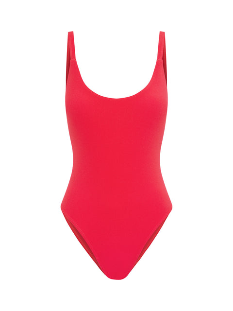 Swimwear Soft Stretch Scoop Neck One Piece Light-Moderate Glow Pink –  Modibodi AU