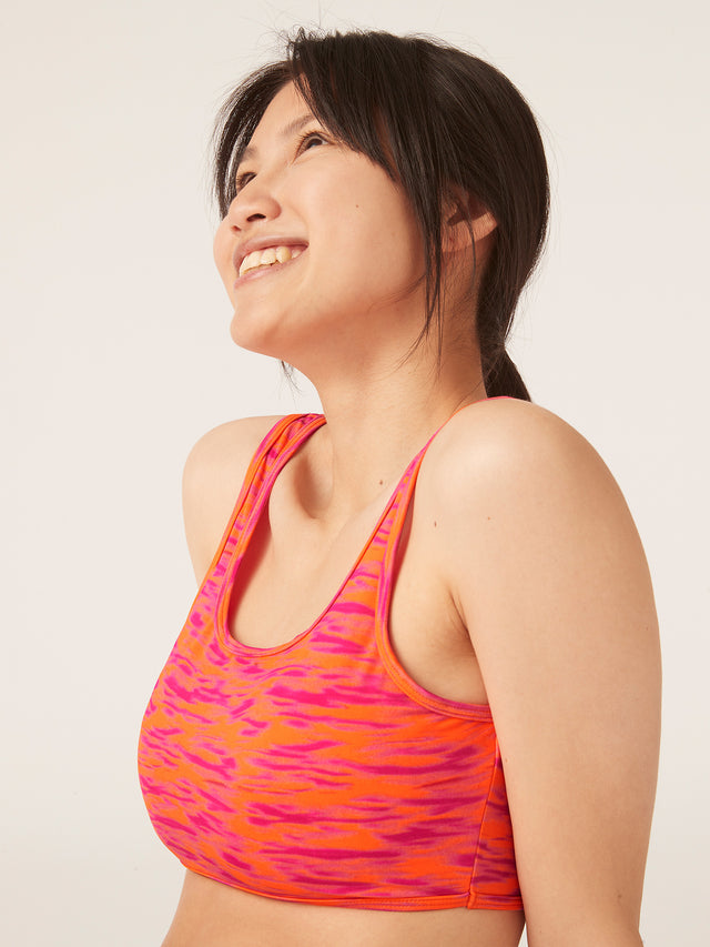 Teen Swimwear Crop Top Mauritius Orange