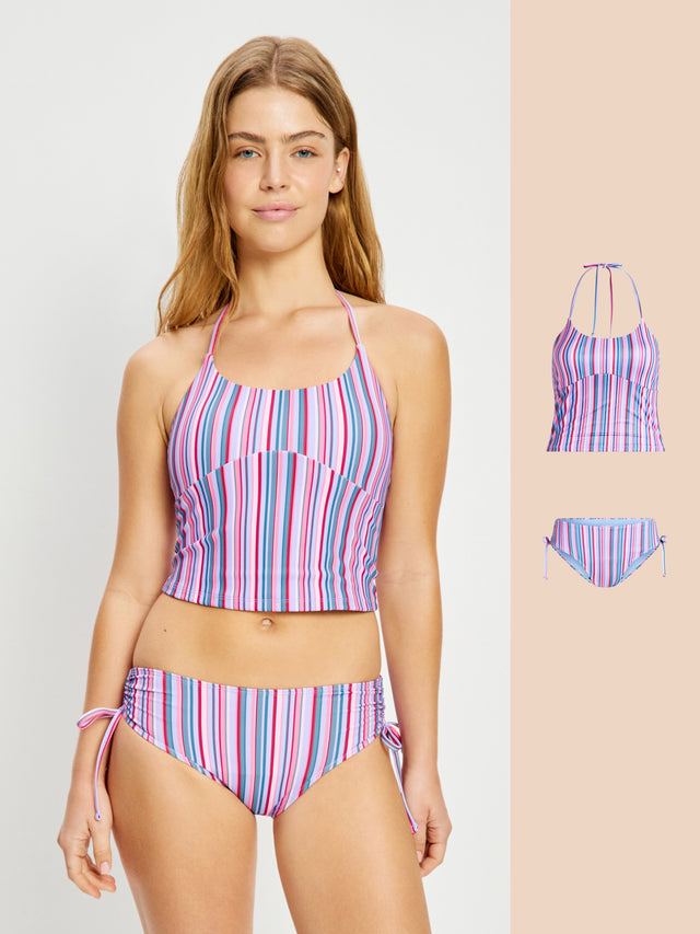 Sweet Summer Stripe Teen Period Swim Set