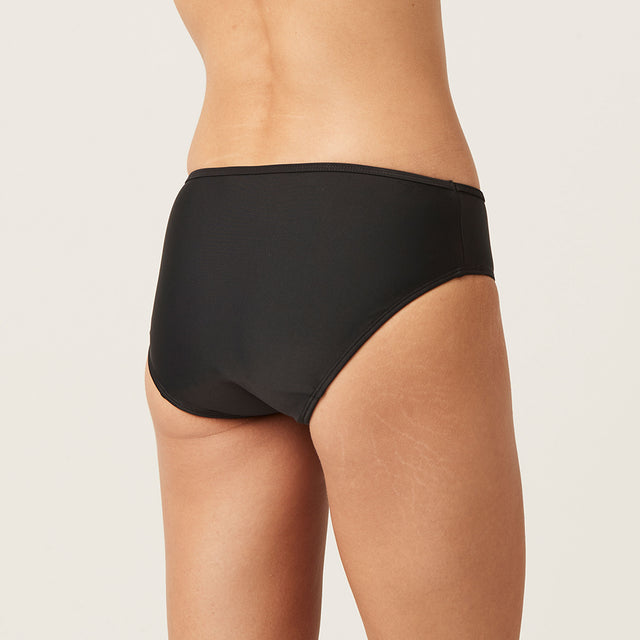Modibodi RED RED Swimwear Bikini Brief Black Light-Moderate | ModelName:Bianca Youth 14-16
